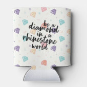 ラインストーン世界のダイヤモンド 缶クーラー (裏面)