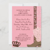 ラインストーン、フリンジは及び2人の女性のカーボーイの招待状を飾ります 招待状 (正面)