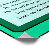 ラインズからラインマンヴィンテージMaベル ポスター (角)