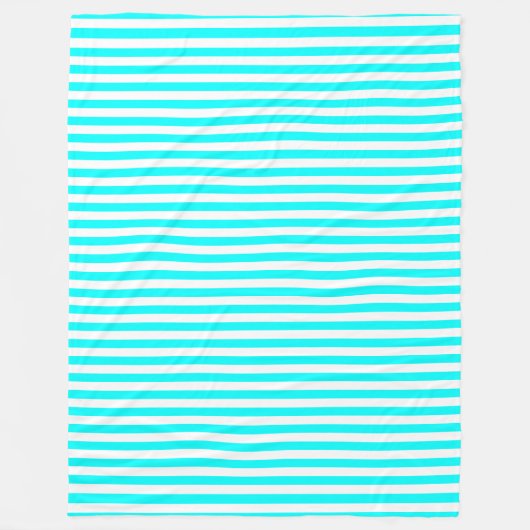 ラインズデザインアクア フリースブランケット (正面)