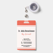 ラインズ レッド シリーズ バッジ (正面（伸縮クリップ）)