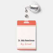 ラインズ レッド シリーズ バッジ (裏面（伸縮クリップ）)