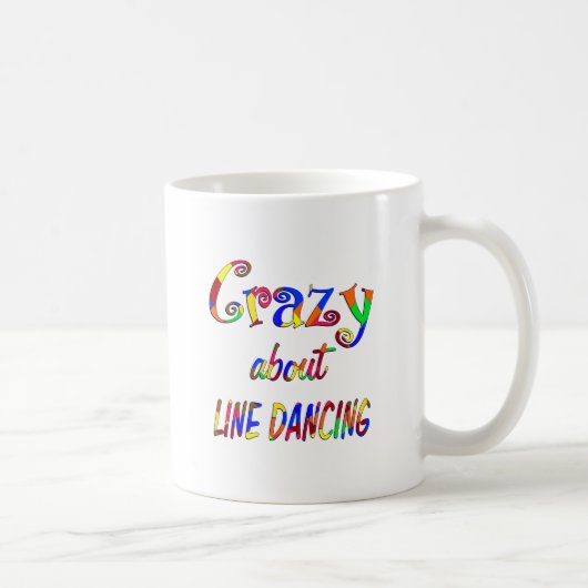 ラインダンスについて熱狂する コーヒーマグカップ (右)
