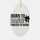 ラインダンスを生まれて下さい セラミックオーナメント (右)