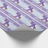 ラインダンスカウボーイブーツハッピーバースデー ラッピングペーパー (角)
