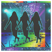 ラインダンスグループステージライトと音楽#6 ファブリック (クローズアップ)