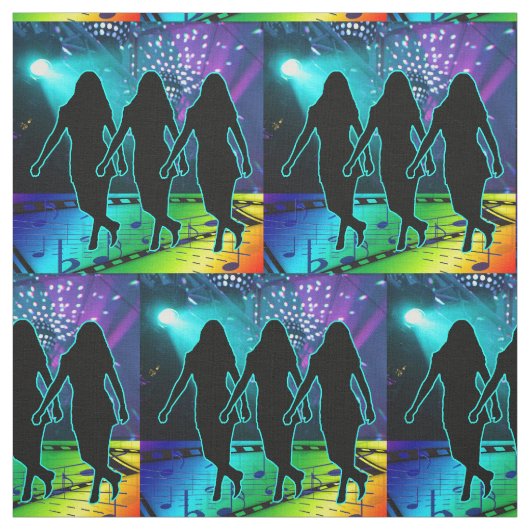 ラインダンスグループステージライトと音楽#6 ファブリック (見本)