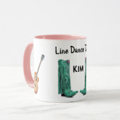 ラインダンスディバマグ マグカップ (正面左)