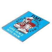 ラインダンスノート ノートブック (左側)