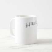 ラインダンスラインダンスハートビート コーヒーマグカップ (正面左)