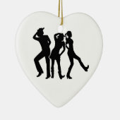 ラインダンス セラミックオーナメント (右)