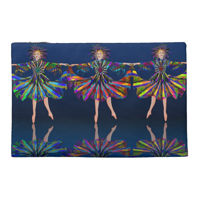 ラインダンス トラベルアクセサリーバッグ (裏面)