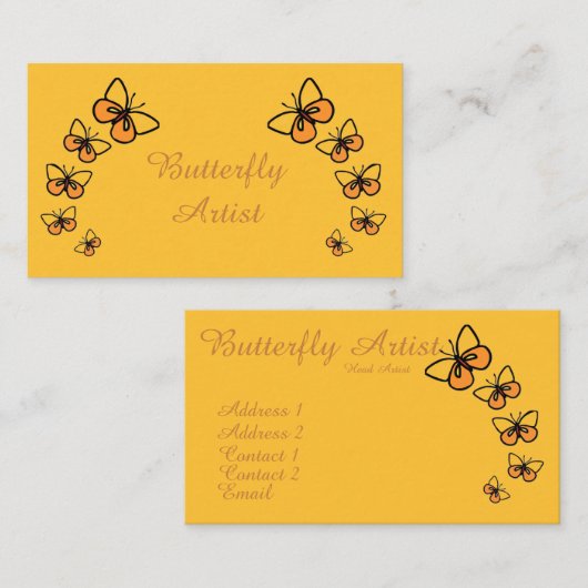 ラインダンス 名刺 (正面/裏面)