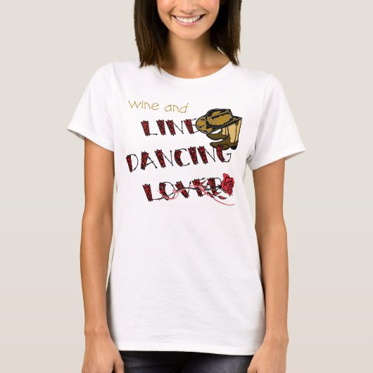 ラインダンス Tシャツ (正面)