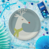 ラインデモダンアホリデープレート ペーパープレート (パーティー)