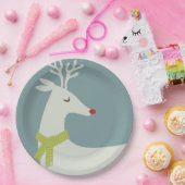 ラインデモダンアホリデープレート ペーパープレート (パーティー)