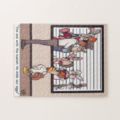 ラインナップのウサギJigsawパズル ジグソーパズル (横)