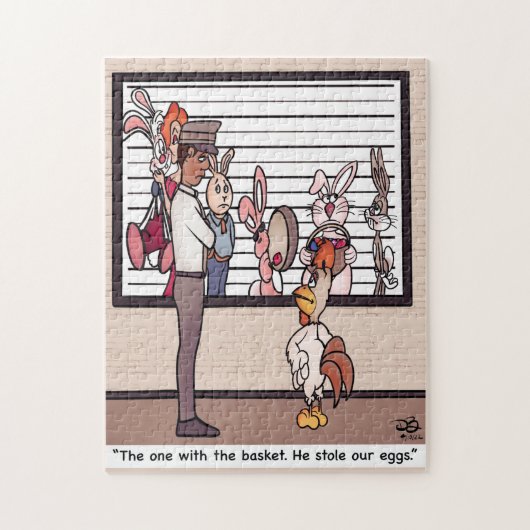 ラインナップのウサギJigsawパズル ジグソーパズル (縦)