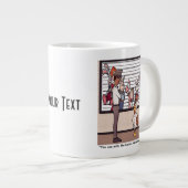 ラインナップ専門のマグカップのウサギ ジャンボコーヒーマグカップ (正面右)