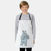 ラインノアスボクサーアットボクシング エプロン (着用した状態)