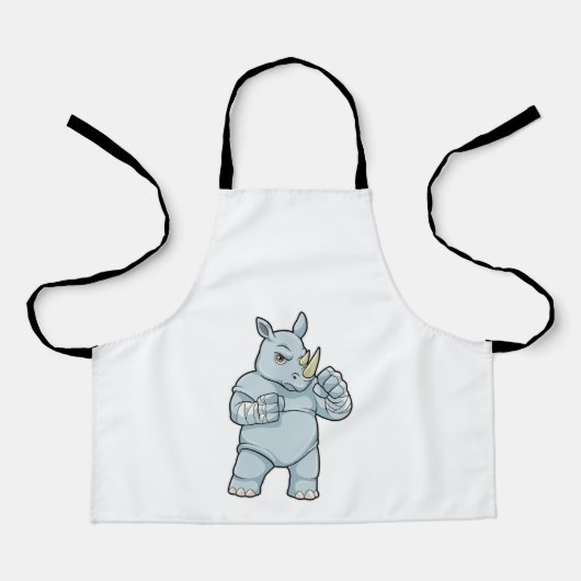 ラインノアスボクサーアットボクシング エプロン (正面)