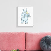 ラインノアスボクサーアットボクシング キャンバスプリント (インサイチュ (リビング))