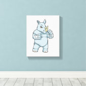 ラインノアスボクサーアットボクシング キャンバスプリント (インサイチュ (ウッドフロア))