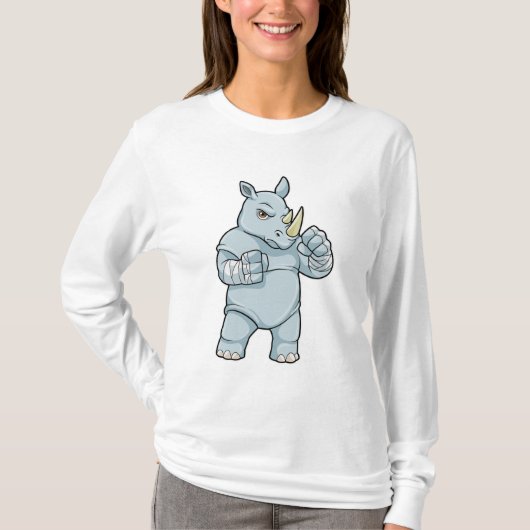 ラインノアスボクサーアットボクシング Tシャツ (正面)
