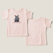 ラインノスメーク！赤系レタリングベビー服 (デザイン正面&裏面)