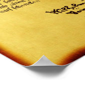 ラインハイトゲボットプリント ポスター (角)