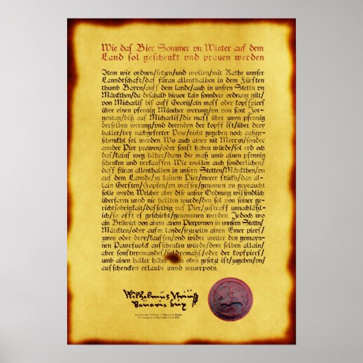 ラインハイトゲボットプリント ポスター (正面)