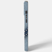 ラインハーデニム+ラインストーン Case-Mate iPhoneケース (裏面 / 左)
