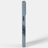 ラインハーデニム+ラインストーン Case-Mate iPhoneケース (裏面 / 右)