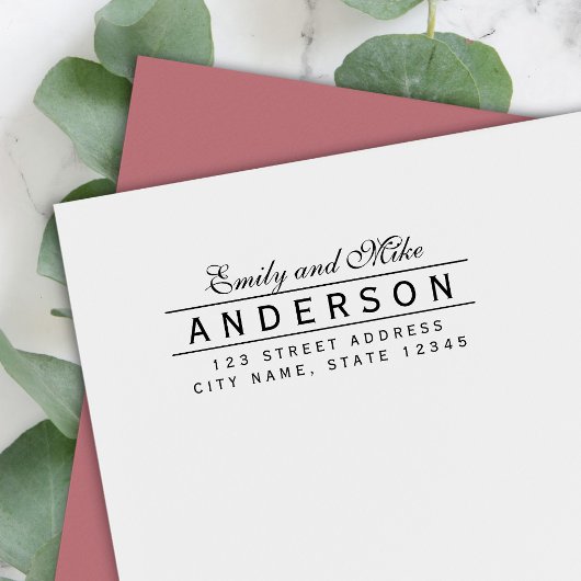 ラインパエレガントーツ名差出人住所 セルフインキングスタンプ