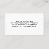 ラインパターントリム | テクスチャの背景 名刺 (裏面)