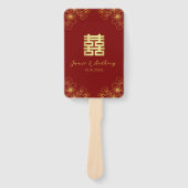 ラインフローラさくらんぼ中国の花婚式 ハンドファン (正面)