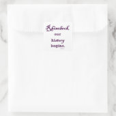 ラインベック、私の歴史はここから始まる。 スクエアシール (バッグ)