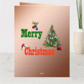 ラインボウズ、ジャンボ クリスマス カード (裏面)