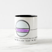 ラインマグの中の着色 ツートーンマグカップ (中央)