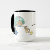 ラインマグの氏Bikini及び鳥 マグカップ (正面左)