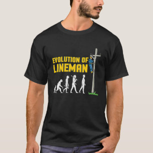 ラインマンエボリューション電気ケーブルラインマン Tシャツ