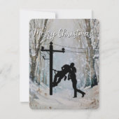 ラインマンクリスマスカード シーズンカード (正面)