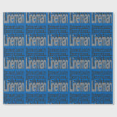 ラインマン ラッピングペーパー (フラット)