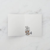 ラインミニマルアートテラコッタポピー サンキューカード (内部)