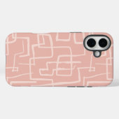 ラインメイズサーモンピンク Case-Mate iPhoneケース (裏面 (横))
