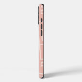 ラインメイズサーモンピンク Case-Mate iPhoneケース (裏面 / 左)
