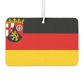 ラインラント・プファルツ国旗 カーエアーフレッシュナー (裏面)