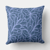 ラインリーフパターングラフィック クッション (裏面)