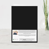 ラインワークフラワー折り畳みサンキューカード サンキューカード (裏面)