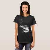 ライン上のキャットフィッシュ Tシャツ (正面フル)